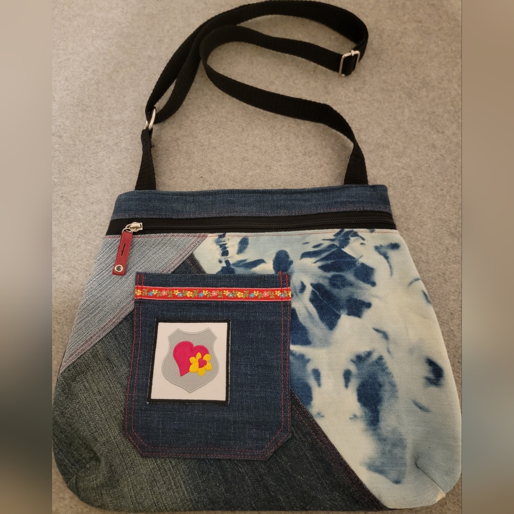 Passion Couture Crossbody Jean Bag